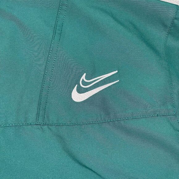 Nike KD Jacket Men Medium Green Lightweight Windbreaker Hood Full Zip Activewear - Picture 7 of 13